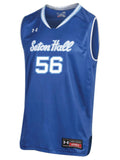 Seton Hall Pirates Under Armour Basketball Replica #56 Blue Jersey - Sporting Up