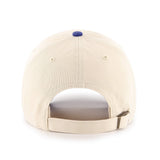 Brooklyn Dodgers 47 Brand Two-Tone Beige & Blue Clean Up Adj. Slouch Hat Cap - Sporting Up