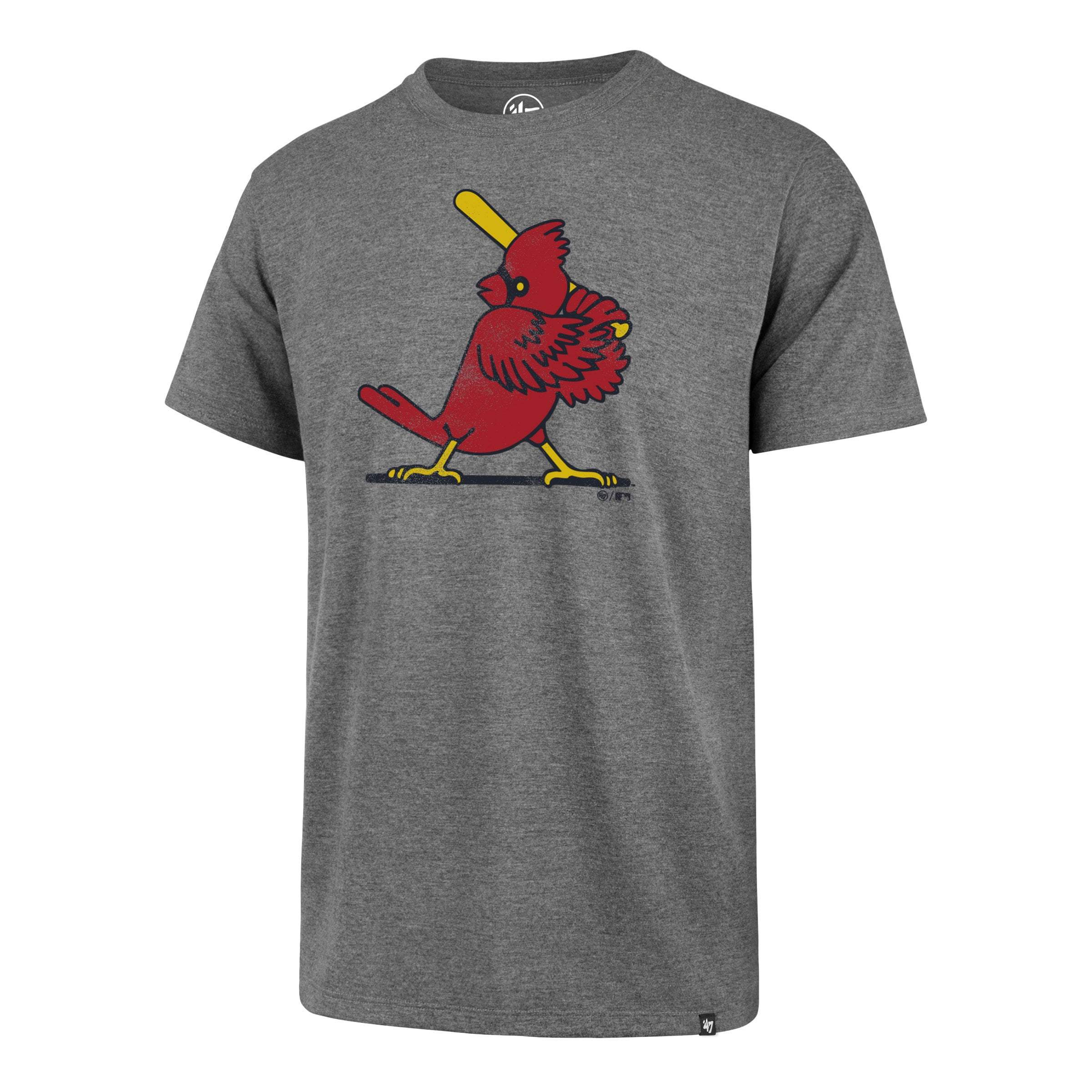 St. Louis Cardinals 47 Brand Gray with Distressed Logo Throwback