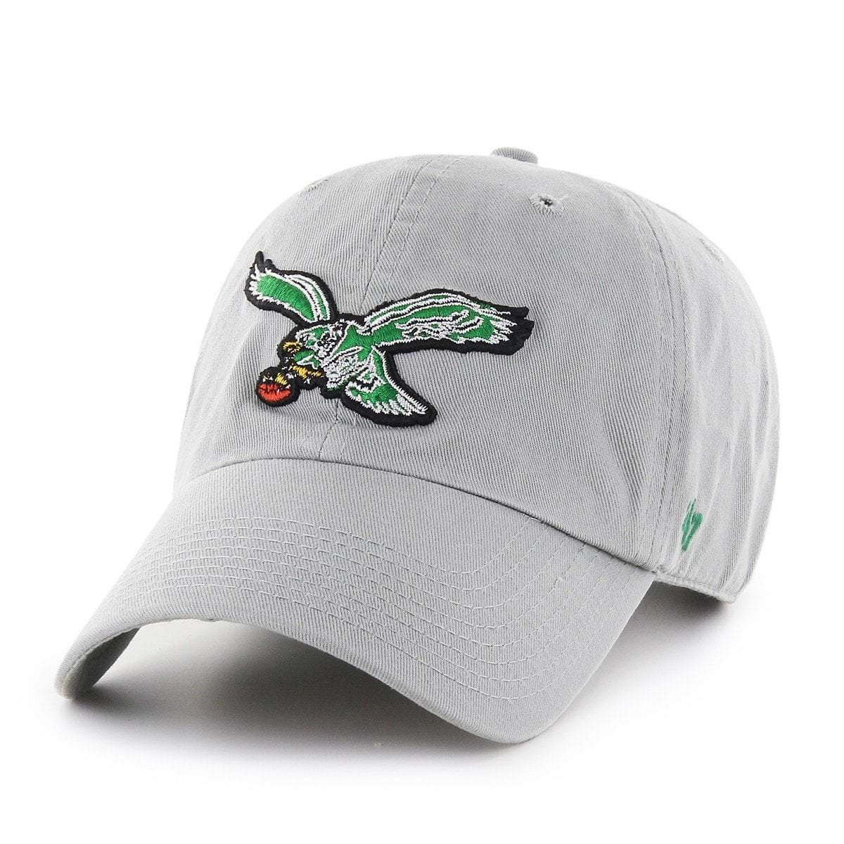 Philadelphia Eagles 47 Brand Gray Legacy Clean Up Adj. Slouch Hat Cap