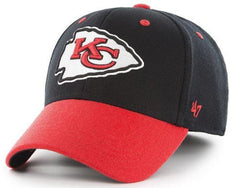 NFL Contender Black Squantum Style Stretch Fit Cap by '47 Brand Kansas City Chiefs