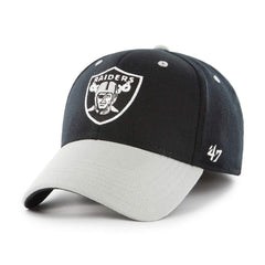 Las Vegas Raiders 47 Brand Two-Tone Contender Stretch Fit Hat Cap