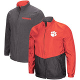 Clemson Tigers "Halfback" Reversible Polar Fleece/Rain Jacket - Sporting Up