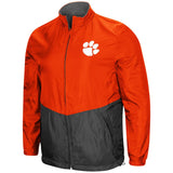 Clemson Tigers "Halfback" Reversible Polar Fleece/Rain Jacket - Sporting Up