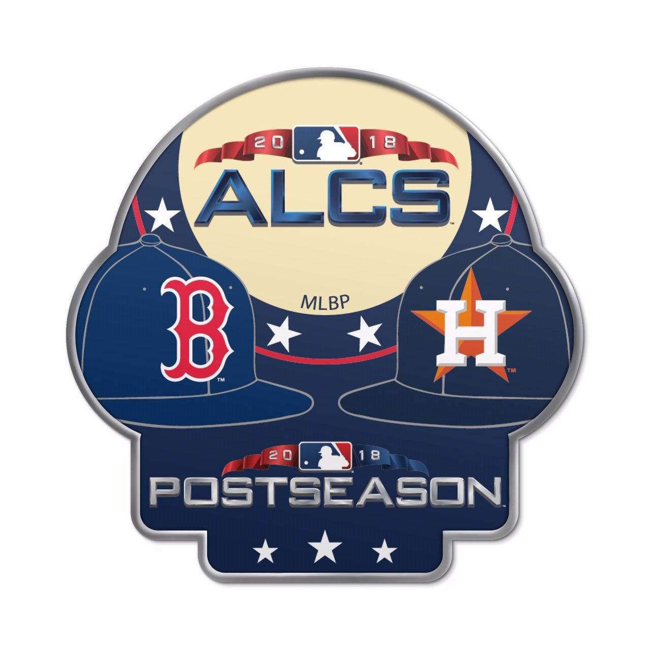 Aminco 2019 MLB World Series Dueling Collector Lapel Pin Houston Astros Washington Nationals