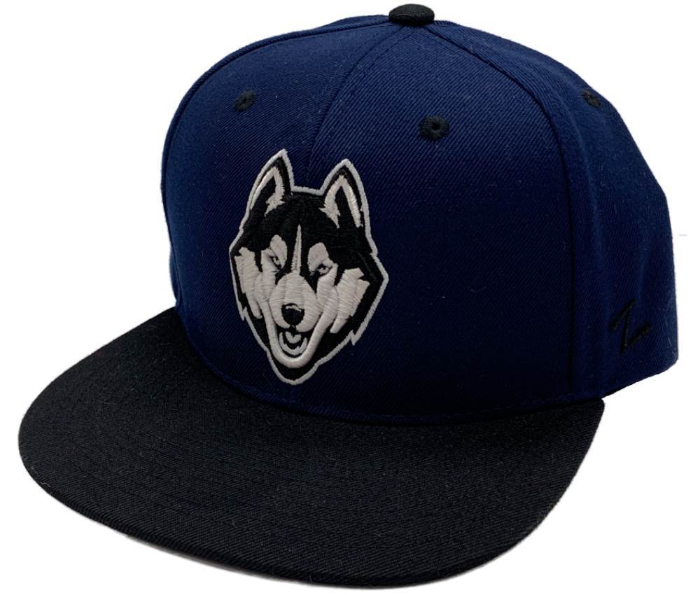 UConn Huskies Zephyr Fitted Hat - Navy