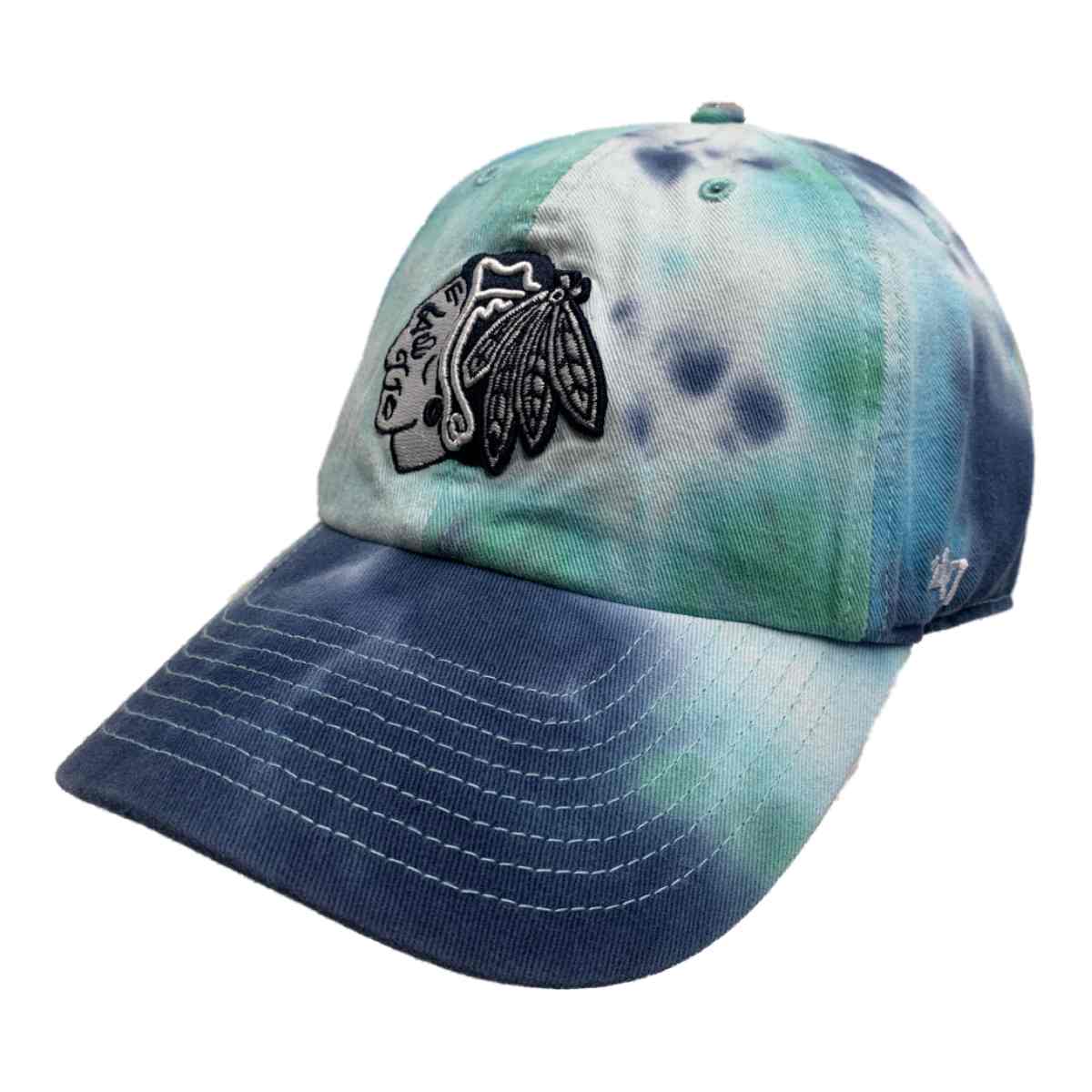 Atlanta Braves MLB '47 Throwback Brand Blue Clean Up Adjustable  Strapback Hat