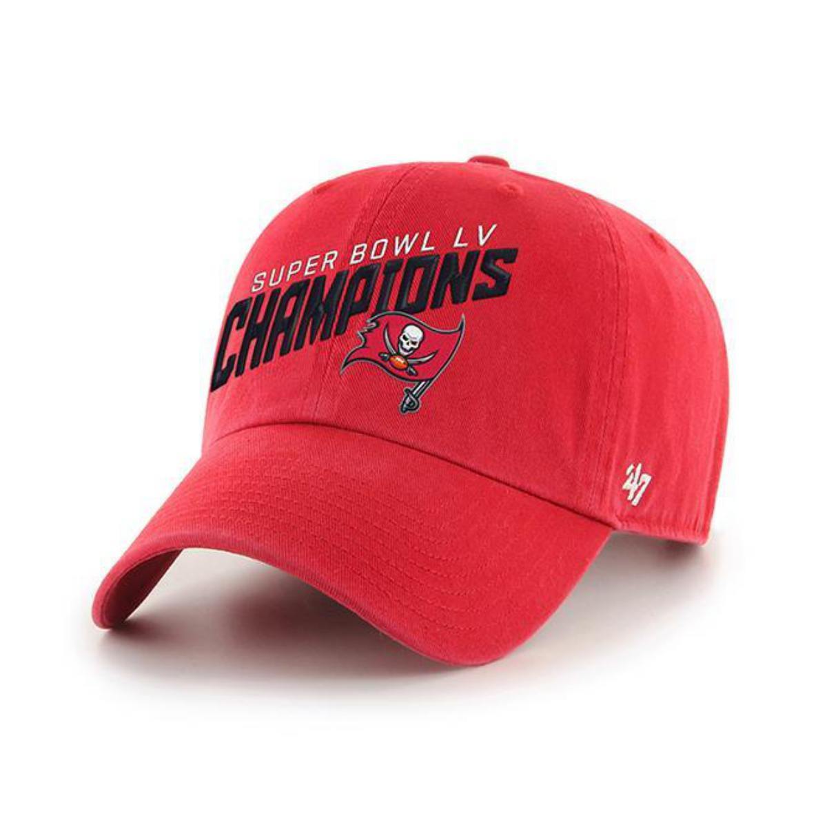 Tampa Bay Buccaneers 2020-2021 Super Bowl LV Champions Red Clean