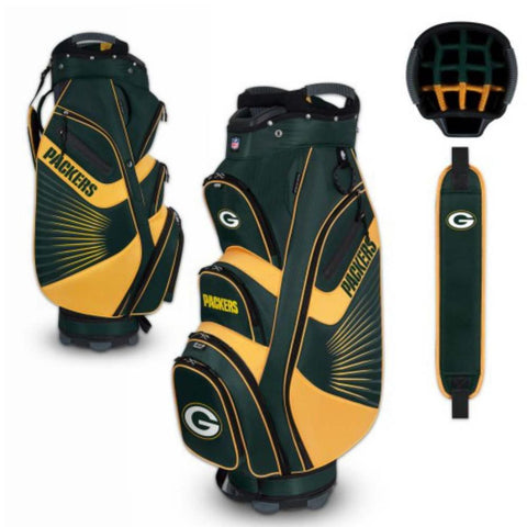 WinCraft Green Bay Packers Bucket III Cooler Cart Golf Bag