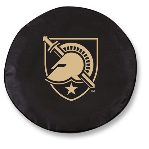 Army Black Knights HBS Black Vinyl Fitted Spare Car Tire Cover - Sporting Up