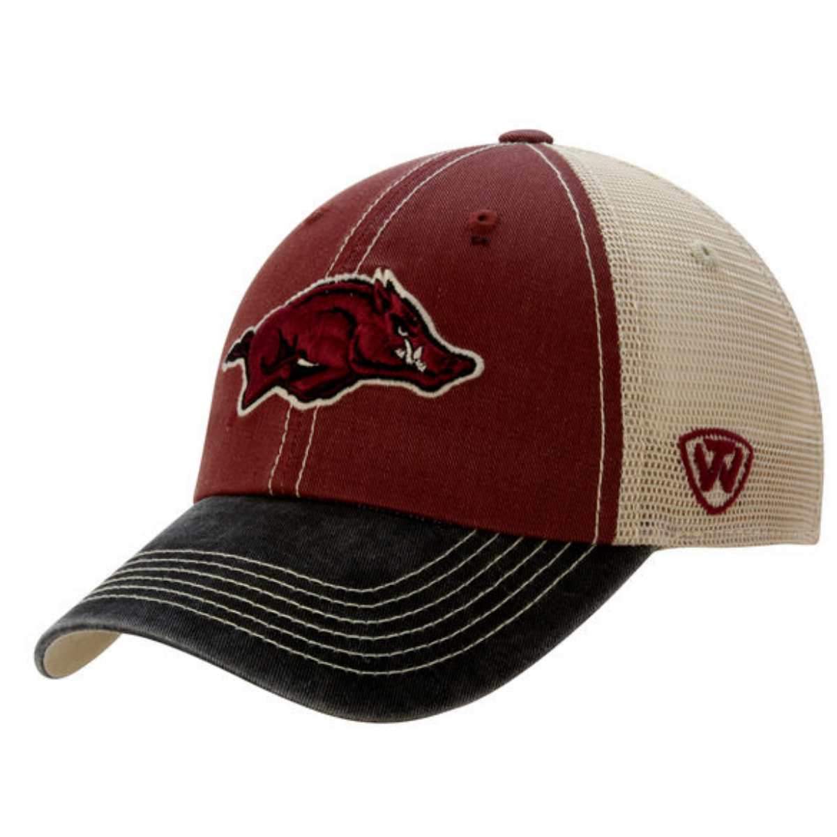 Arkansas Razorbacks Top of the World Red Offroad Adjustable Snapback Hat Cap